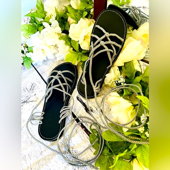 Plaka Shoes - 🔴𝐒𝐎𝐋𝐃 Plaka Flat Gladiator Sandals (Women Sahara)